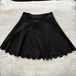 Black Hem Skirt
